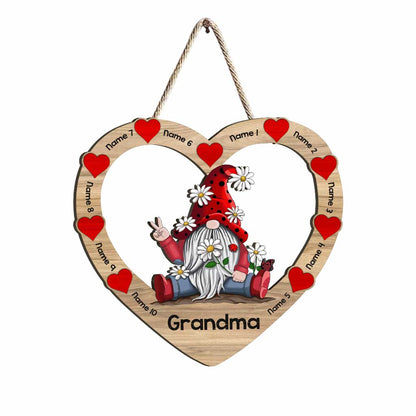 Grandma - Personalized Mother's Day Grandma Wood Sign