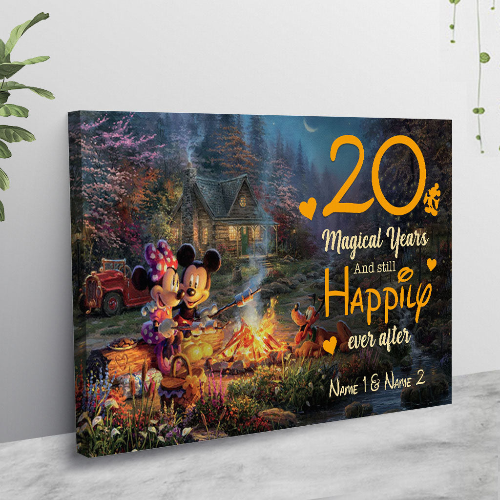Still Happily Ever After - Personalized Couple Mouse Poster