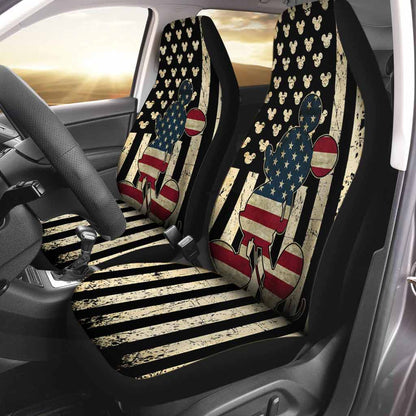 Red White And Blue - Mouse Seat Covers