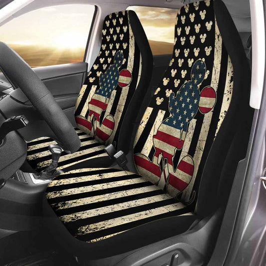 Red White And Blue - Mouse Seat Covers