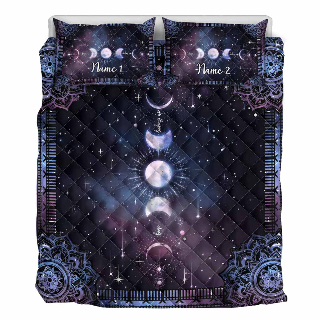 Witch Symbol Galaxy - Personalized Quilt Set