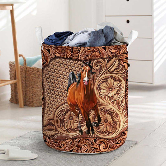 Western Horse - Horse Riding Lover - Horse Owner Storage Basket 0921