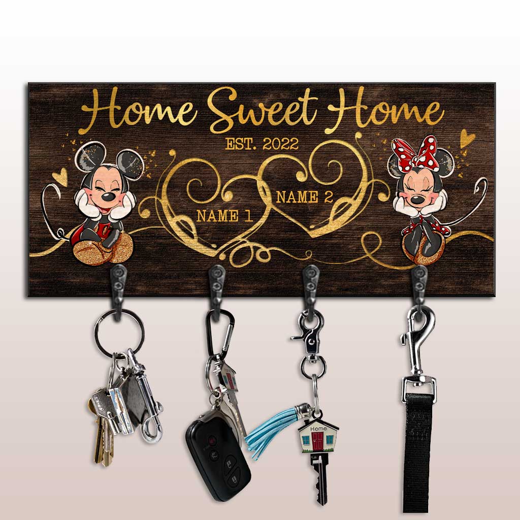 Home Sweet Home - Personalized Mouse Key Rack
