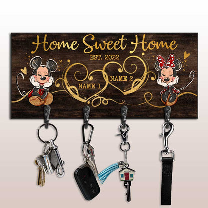 Home Sweet Home - Personalized Mouse Key Rack