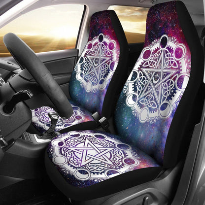 Pentagram Celtic Wicca - Witch Seat Covers 0822