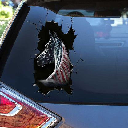 American Horses - Independence Day Decal Die Cut