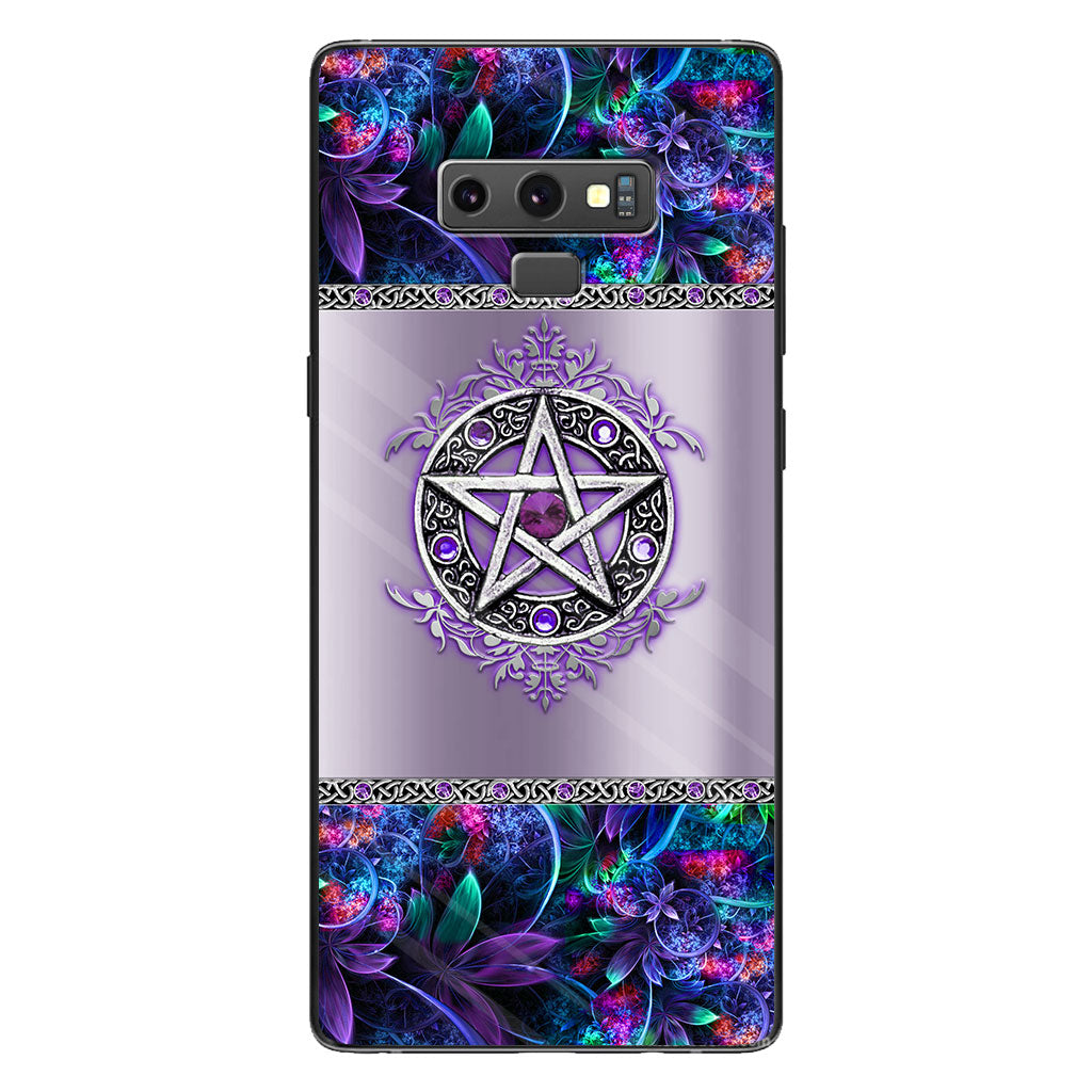 Purple Pentacle Witch - Personalized Phone Case