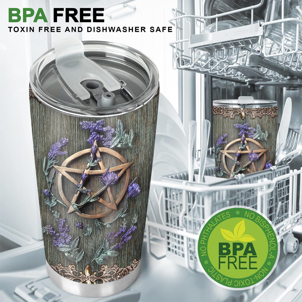 Mystical Witch - Tumbler With 3D Pattern Print