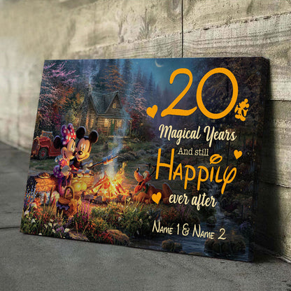 Still Happily Ever After - Personalized Couple Mouse Poster