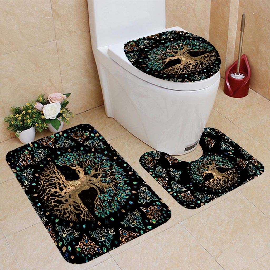 Sure You Can Pray For Me And I'll Dance Naked In The Forest For You - Witch Bathroom Curtain & Mats Set
