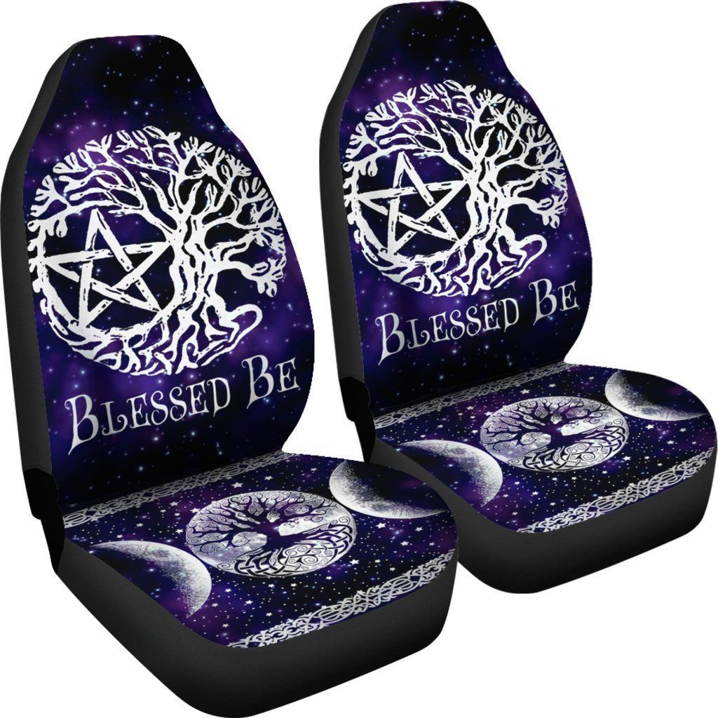 Blessed Be - Witch Seat Covers 0822