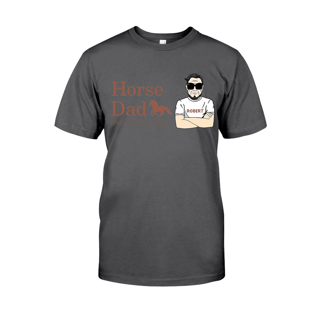 Horse Dad - Personalized Horse T-shirt and Hoodie
