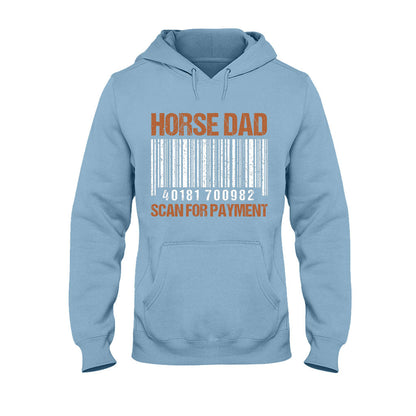 Scan For Payment - Personalized Horse T-shirt and Hoodie