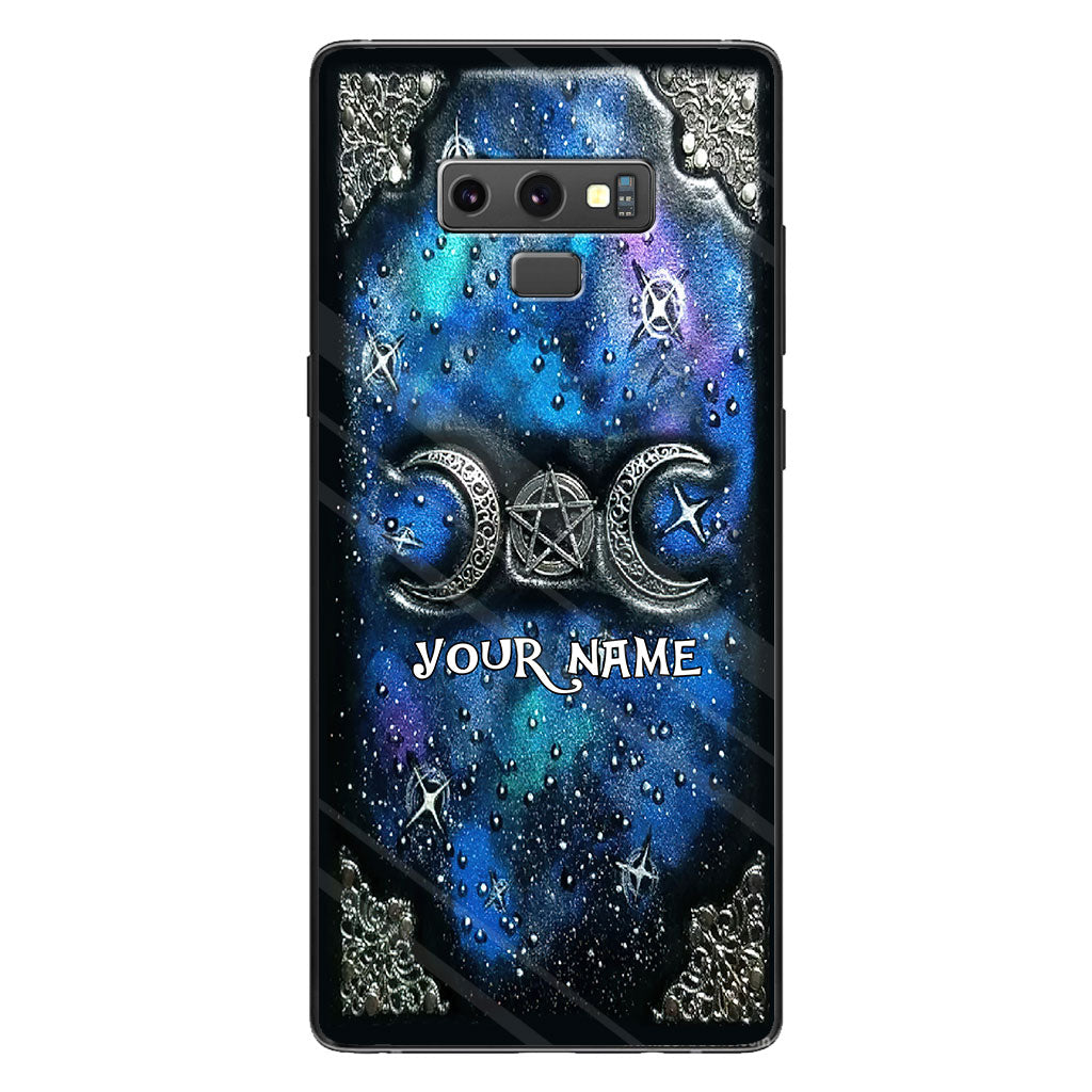Tripple Moon Silver - Personalized Witch Phone Case