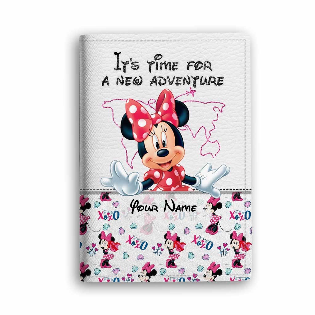 It's Time For A New Adventure - Personalized Mouse Passport Holder