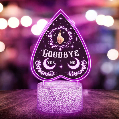 Planchette Light - Witch Shaped Plaque Light Base