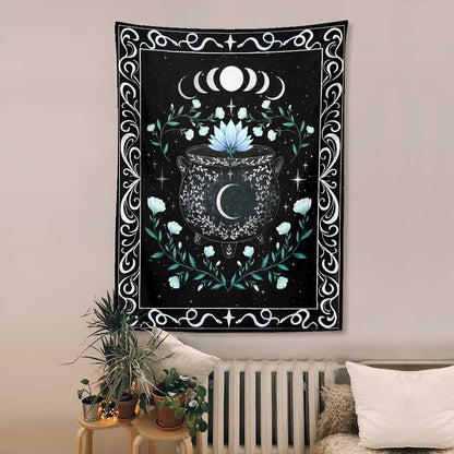 Witch Cauldron - Witch Wall Tapestry