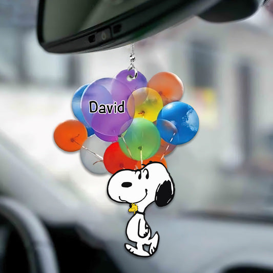 Happy Life - Personalized Car Ornament