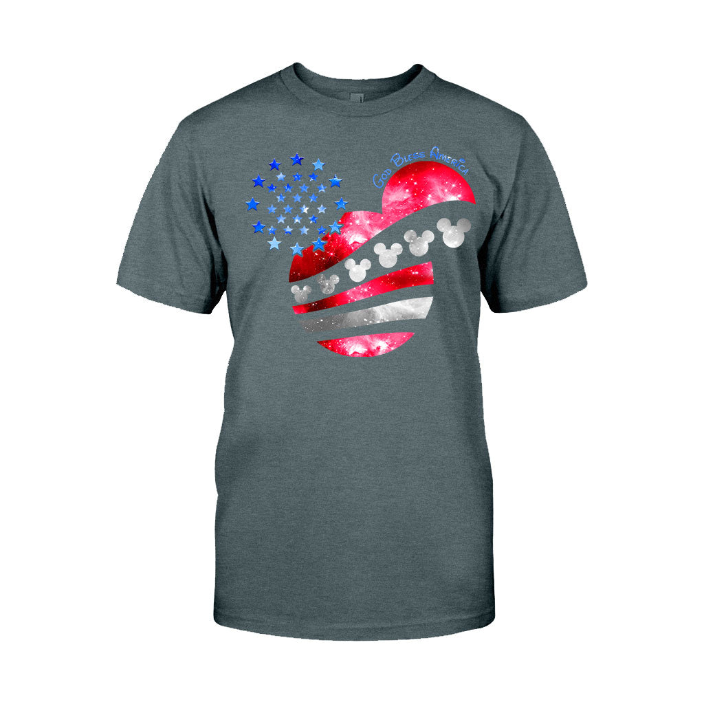 God Bless America Mouse Ears - Independence Day T-shirt and Hoodie