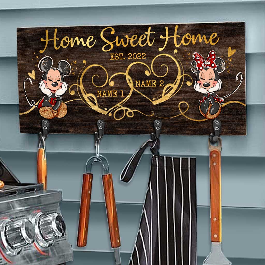 Home Sweet Home - Personalized Mouse Key Rack