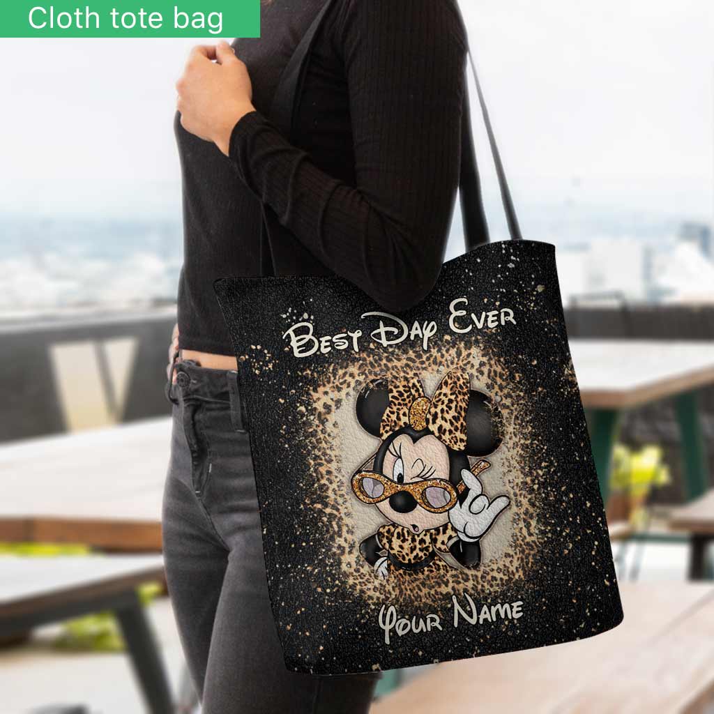 Best Day Ever Lovely Mouse Ears - Personalized Mouse Tote Bag