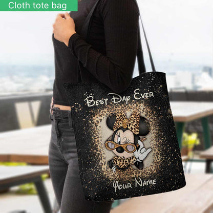 Best Day Ever Lovely Mouse Ears - Personalized Mouse Tote Bag