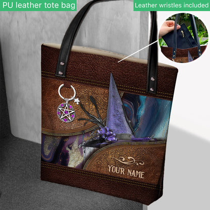 Witch Hat - Personalized Witch Tote Bag