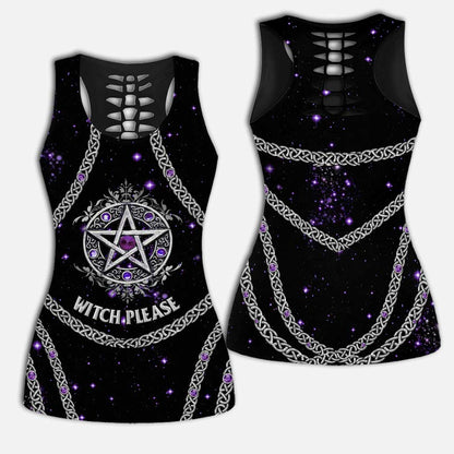 Witch Please - Hollow Tank Top and Women Shorts