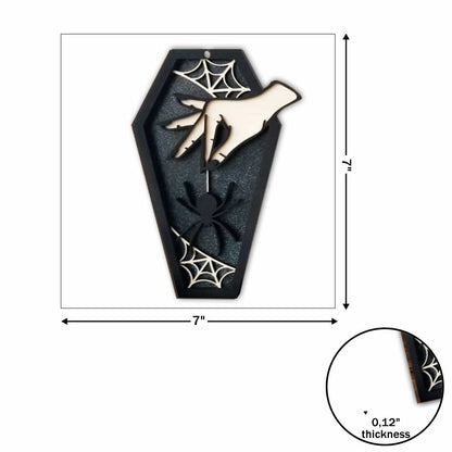 Coffin Garland - Halloween Witch 3 Pieces Garland