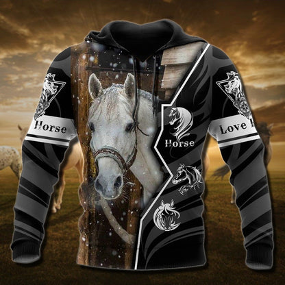 Love Horse Horse All Over Shirt  0523