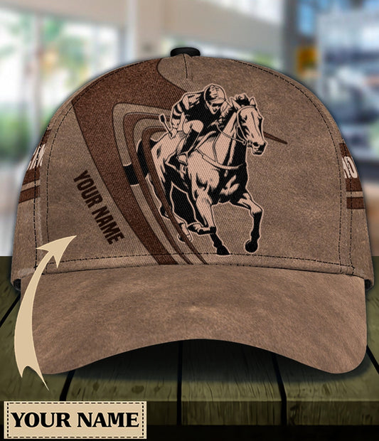 Horse Racing Personalized Horse Classic Cap 0523