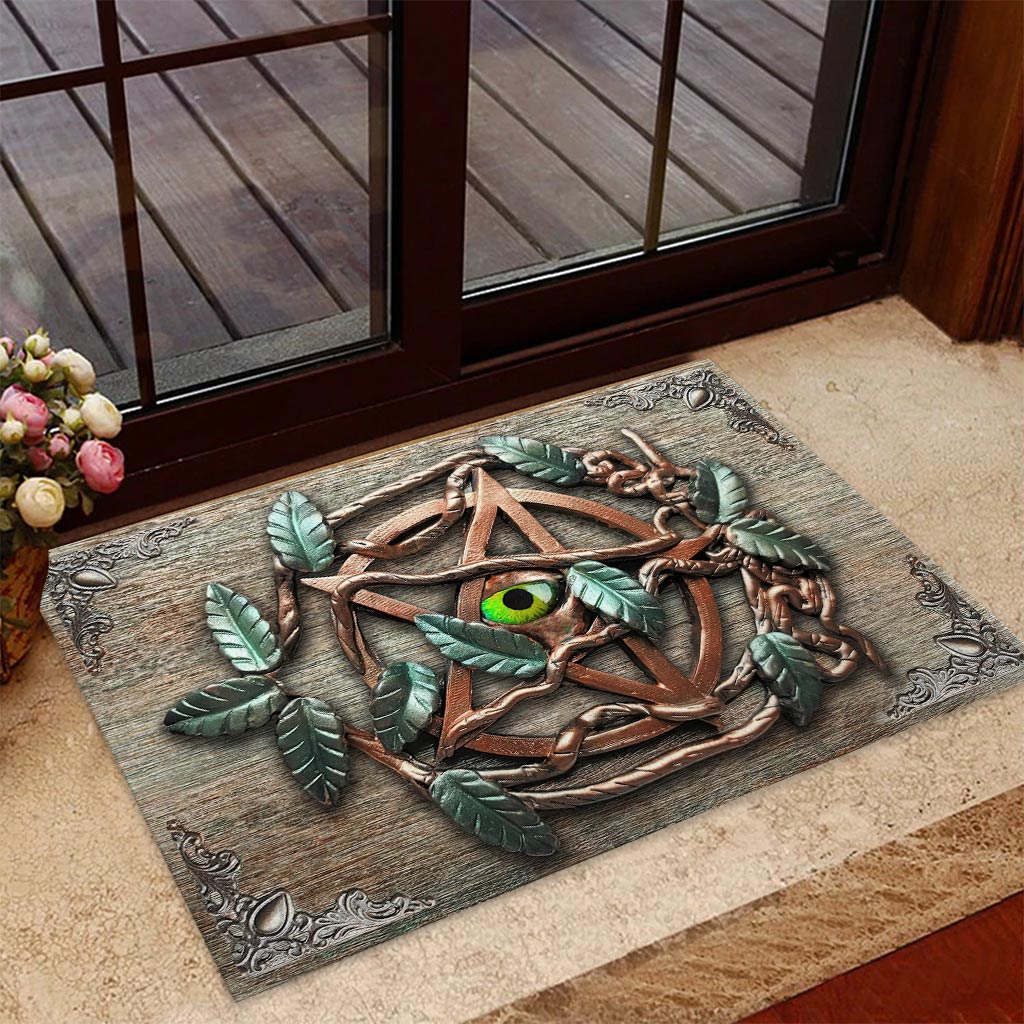 Mystical Witch - Witch Doormat With 3D Pattern Print