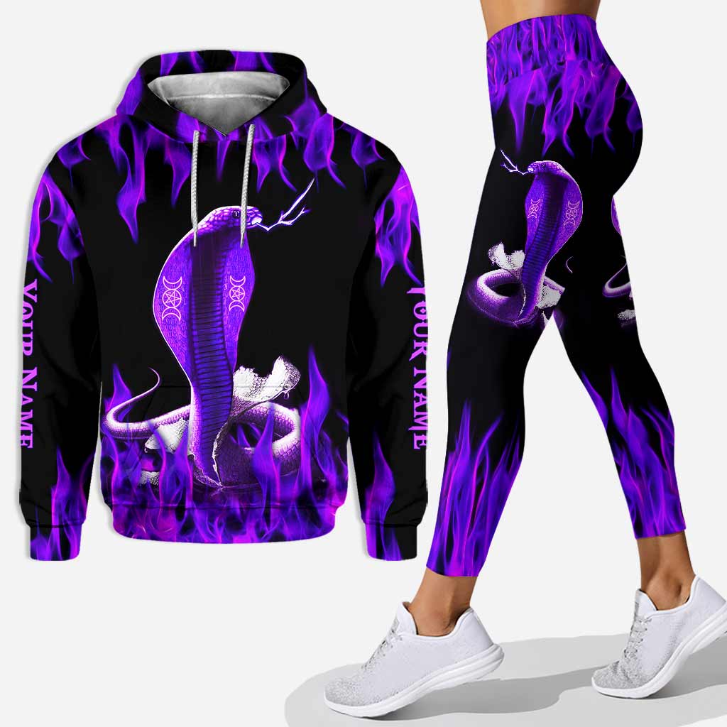 If Your Kick Me When I'm Down - Personalized Witch Hoodie and Leggings