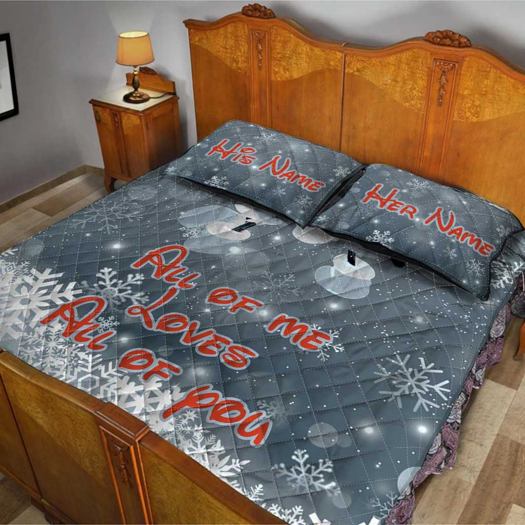 All Of Me - Personalized Mouse Quilt Set