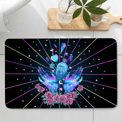 Magic Witch - Bathroom Curtain & Mats Set