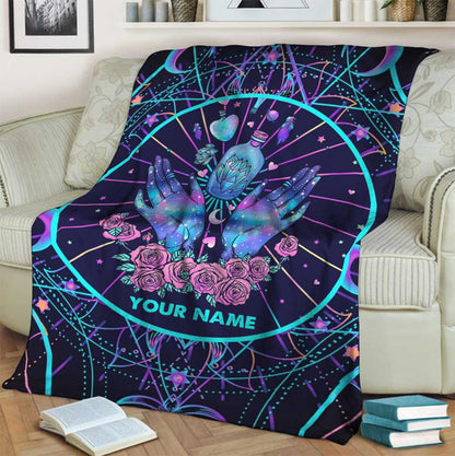 Good Luck, Good Love & Good Magic - Personalized Witch Blanket