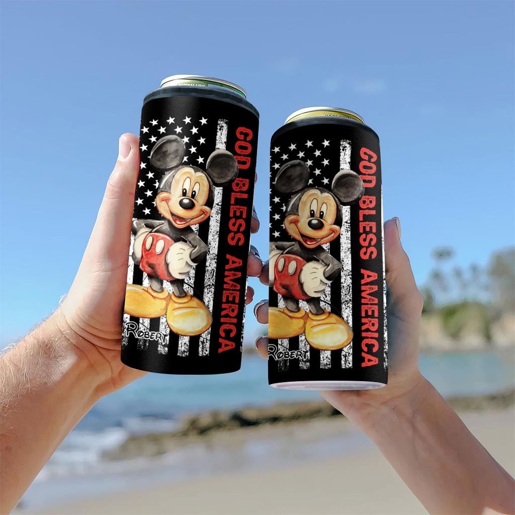 July Mouse - Personalized Mouse Can Cooler