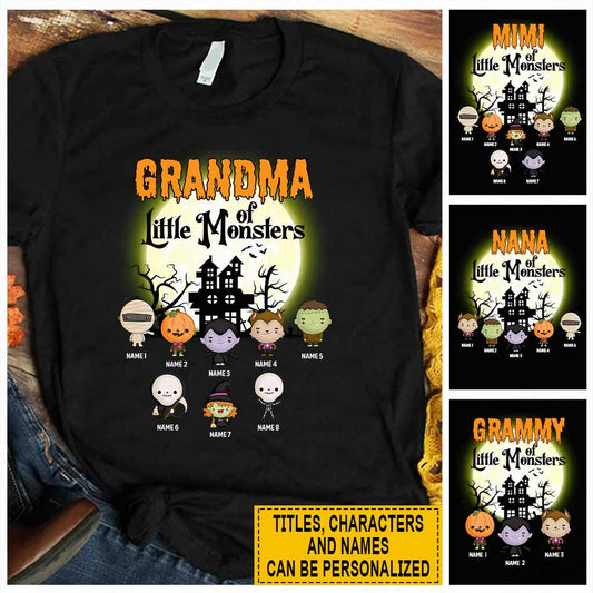 Grandma Little Monster - Halloween T-shirt and Hoodie 0921
