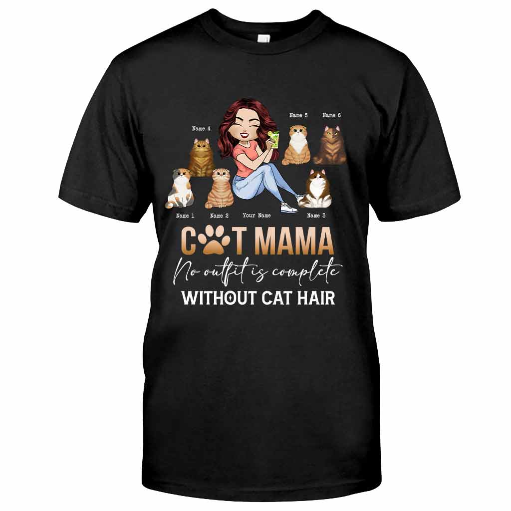 Cat Mama - Personalized T-shirt and Hoodie