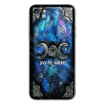 Tripple Moon Silver - Personalized Witch Phone Case