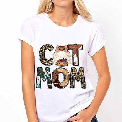 Cat Mom - Personalized Mother's Day Father's Day T-shirt and Hoodie