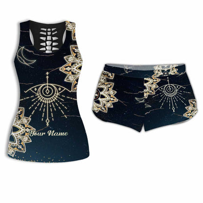Eye Of Providence - Personalized Witch Hollow Tank Top and Women Shorts