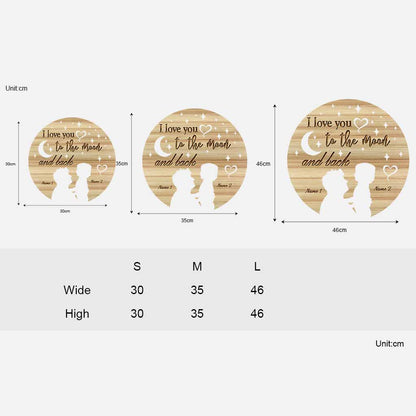 I Love You - Personalized Mother's Day Grandma Wood Sign