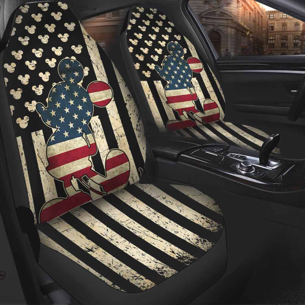 Red White And Blue - Mouse Seat Covers