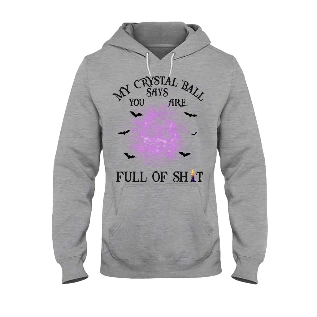 My Crystal Ball Says - Personalized Witch T-shirt and Hoodie