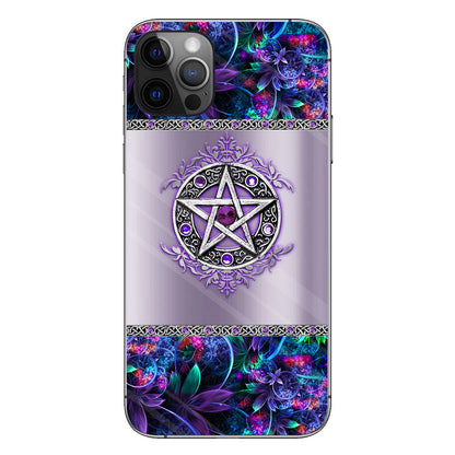 Purple Pentacle Witch - Personalized Phone Case