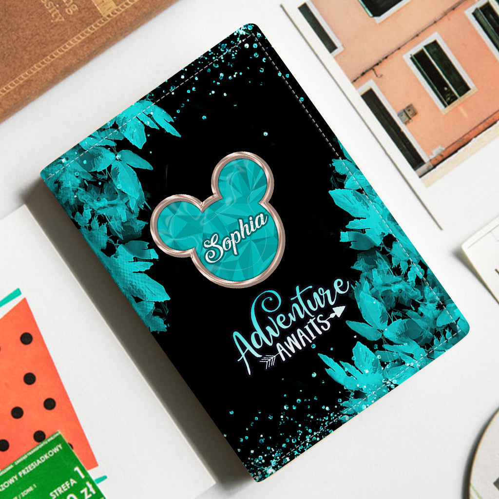 Adventure Awaits - Personalized Mouse Passport Holder