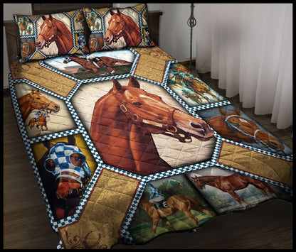 Love Horses Horse Quilt Set 0523