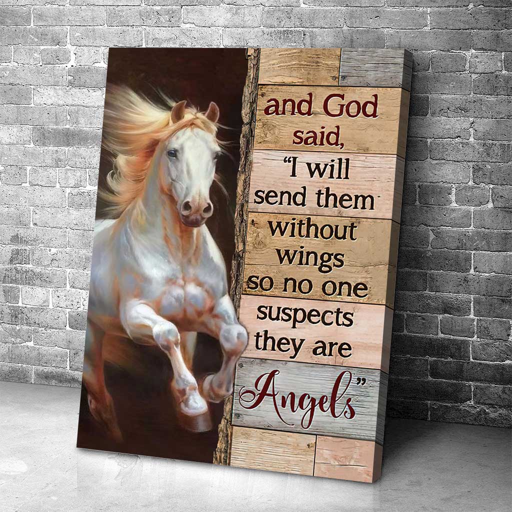 They Are Angels - Horse Poster