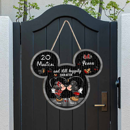 Still Happily Ever After - Personalized Mouse Wood Sign